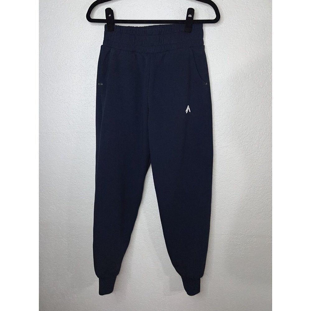 Alphalete Large Women’s ELMTS Relaxed Cuffed Jogger - Navy Blue Small C1 - Picture 5 of 11